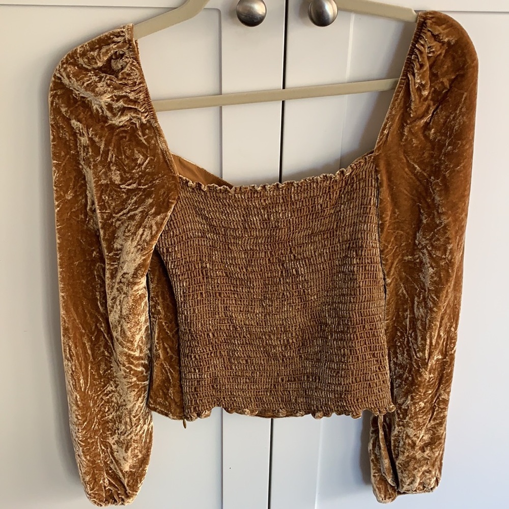 Reformation Mallory velvet top - Picture 8 of 8